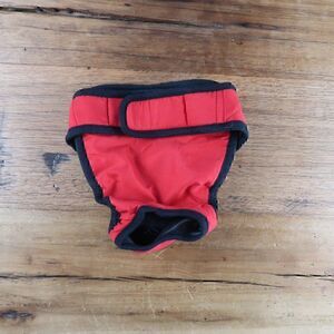 ALFIE RED UNISEX DOG DIAPER WASHABLE REUSABLE SIZE LARGE NWOT